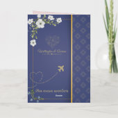 Passport Style Wedding Invitation (Achterkant)