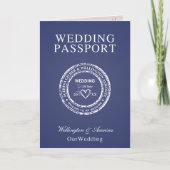 Passport Style Wedding Invitation (Voorkant)