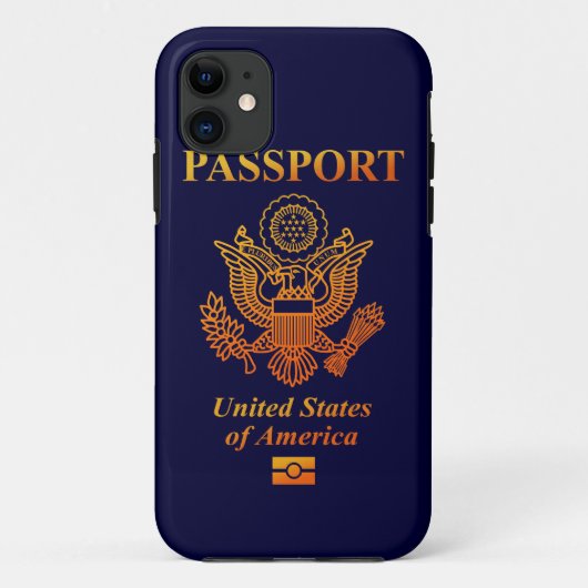 PASSPORT(USA) Case-Mate iPhone CASE (Achterkant)