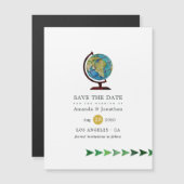 Passport Wedding Save the Date Invitation (Voorkant / Achterkant)