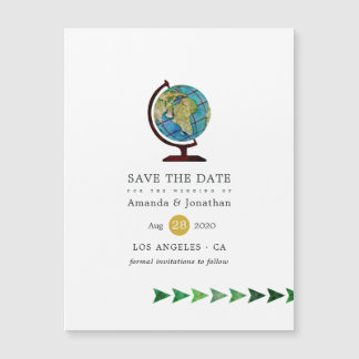 Passport Wedding Save the Date Invitation