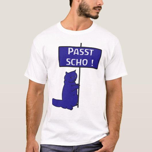 Passt scho! blau Kopie T-shirt (Voorkant)