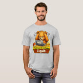 Password Reminder I Quit Funny Teddy Bear T-Shirt (Voorkant volledig)