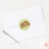 Past Cuban Sandwich Ham Cheese Salami Pickle Ronde Sticker (Envelop)