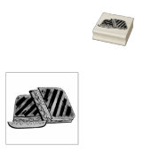 Past Cuban Sandwich Ham Cheese Salami PIckle Rubberstempel (Gestempeld)