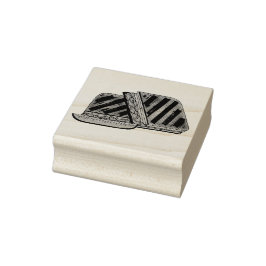 Past Cuban Sandwich Ham Cheese Salami PIckle Rubberstempel