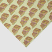 Past Cuban Sandwich Ham Cheese Salami PIckle Tissuepapier (Detail)