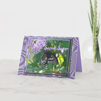 Past de Geheime Zuster lav-Bfly aan Kaart