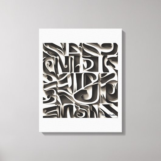 Past gemakkelijk in verschillende omgevingen canvas afdruk (Voorkant)