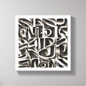 Past gemakkelijk in verschillende omgevingen canvas afdruk (Voorkant)