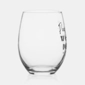 Past goed bij afstudeergeschenk voor masterdiploma wijnglas zonder voet (Rechts)