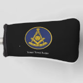 Past Master Lodge Vrijmetselaar Vrijmetselaar Golfheadcover (Voorkant)