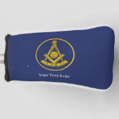 Past Master Lodge Vrijmetselaar Vrijmetselaar Golfheadcover (Voorkant)