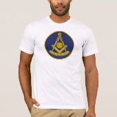Past Master Lodge Vrijmetselarij Vrijmetselarij T-shirt (Voorkant)