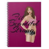 Past mooi sterk Notitieboek (Voorkant)