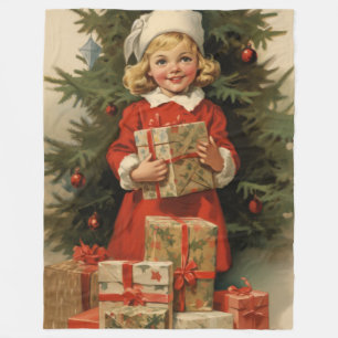 Past Perfect Antiek Kerstdeken Fleece Deken