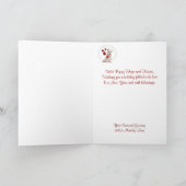 Past Prachtige Kerstmis Wishes2 van Westie het aan Feestdagen Kaart (Binnen)