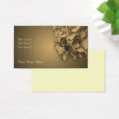 Past Sepia Hydrangea Flower Visitekaartje (Bureau)