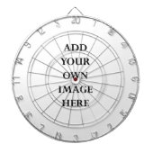 past uw dartboardportret aan dartbord (Voorkant)