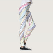  pasta Abstract Stripe Design Leggings (Rechts)