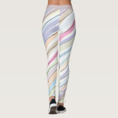  pasta Abstract Stripe Design Leggings (Achterkant)