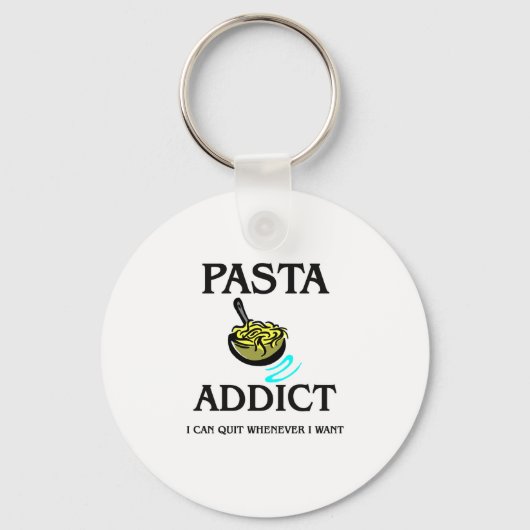 Pasta Addict Sleutelhanger (Voorkant)