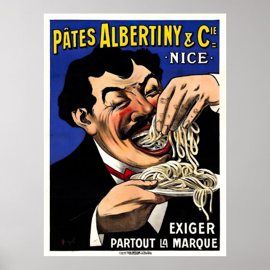  Pasta Advertentie Poster (Voorkant)