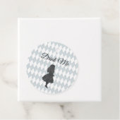  pasta Alice in Wonderland Drink me Bedankjes Labels (In situ)