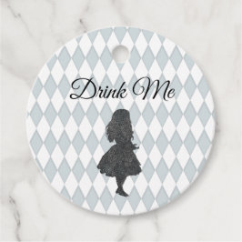  pasta Alice in Wonderland Drink me Bedankjes Labels