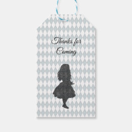 pasta Alice in Wonderland Silhouette Cadeaulabel