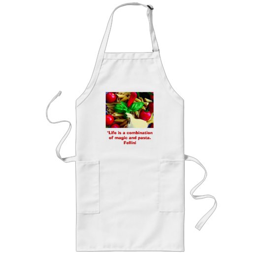Pasta Apron Lang Schort (Voorkant)