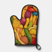 Pasta art achtergrond ovenwant (Voorkant)