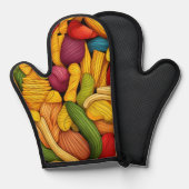 Pasta art achtergrond ovenwant (Voorkant / Achterkant)