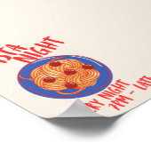 Pasta-avond. Elke avond Poster (Hoek)