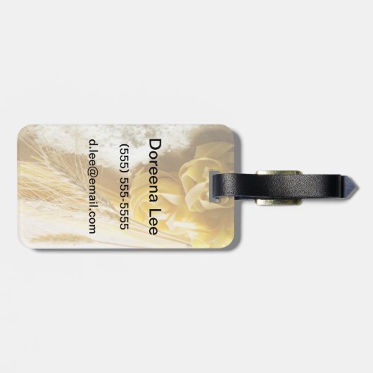 pasta bagagelabel (Achterkant horizontaal)