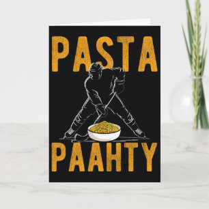 Pasta Barbecue Hockey Pasta Feest Humor  Kaart