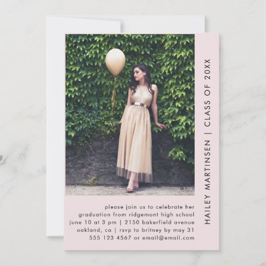  pasta Blush 2 fotograaf Partij Kaart (Voorkant)