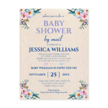  pasta boho Floral Baby shower per post