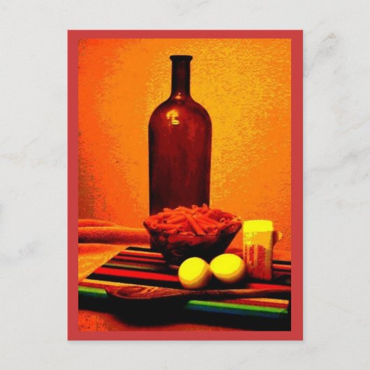 Pasta-Briefkaart Briefkaart (Voorkant)