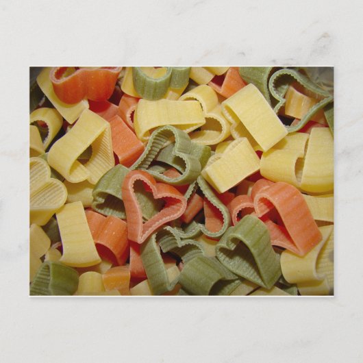 Pasta-Briefkaart Briefkaart (Voorkant)