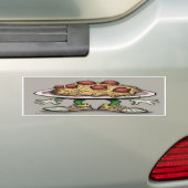 pasta bumpersticker (Op auto)