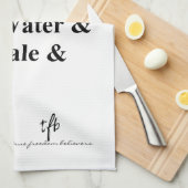 Pasta Carbonara Ingrediënten Theedoek (Quarter Fold)