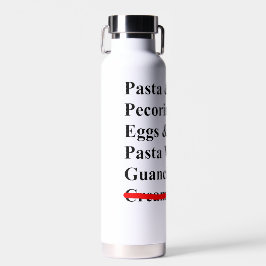 Pasta Carbonara Ingrediënten Waterfles