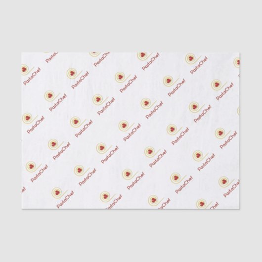 Pasta Chef Tissuepapier (Voorkant)