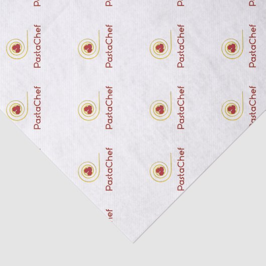 Pasta Chef Tissuepapier (Detail)