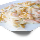 Pasta Custom Food Photo Foto Afdruk (Hoek)