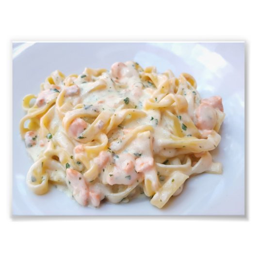 Pasta Custom Food Photo Foto Afdruk (Voorkant)