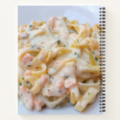 Pasta Custom Food Photo Notitieboek (Achterkant)