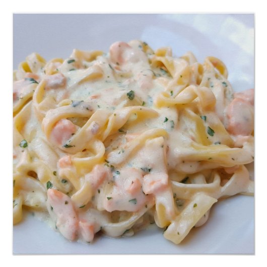 Pasta Custom Food Photo Poster (Voorkant)