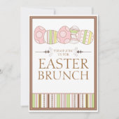  pasta Decorate Easter Brunch Invitation Kaart (Voorkant)